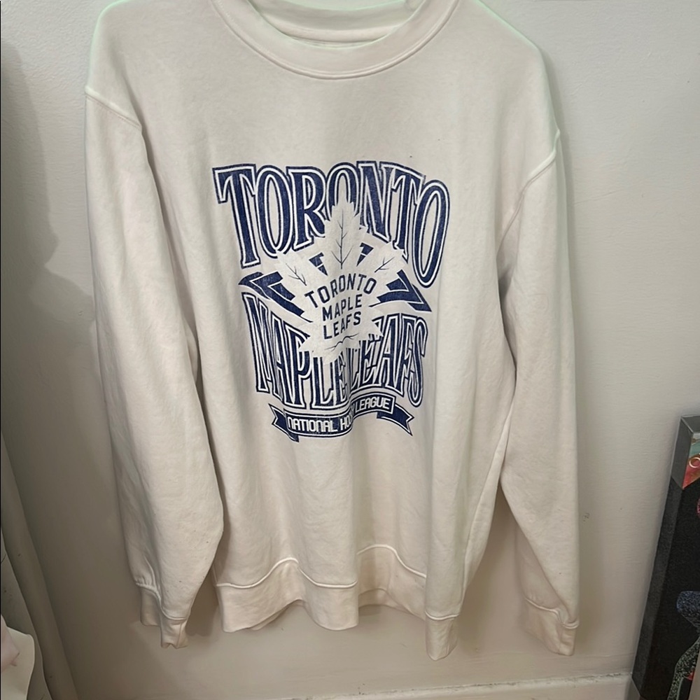 Toronto Maple Leafs White crewneck